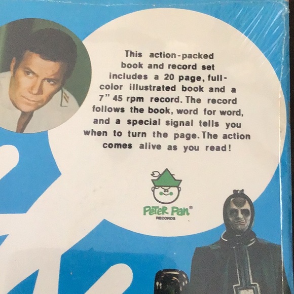 Star Trek Original Stories for Children Book & Record Set Dinosaur Planet - Picture 3 of 4